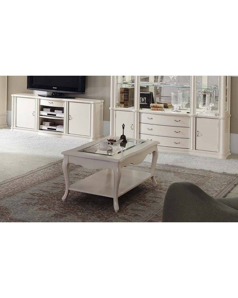 Mesa de centro clásica beige 194-53B