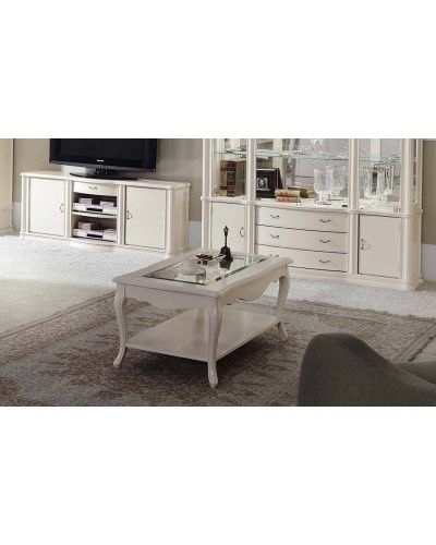 Mesa de centro clásica beige 194-53B