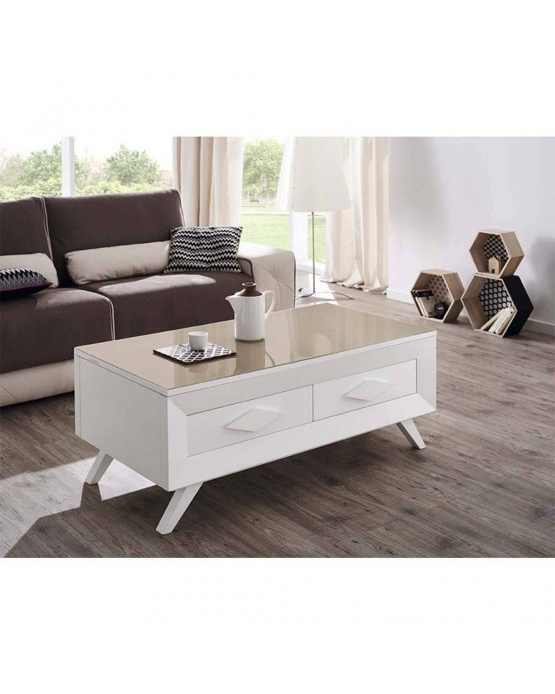 Mesa de centro moderna elevable 194-2010