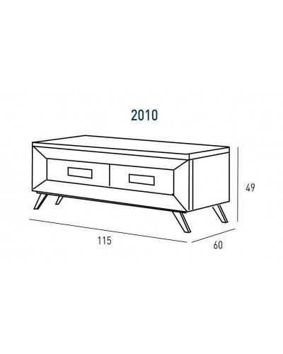Mesa de centro moderna elevable 194-2010 