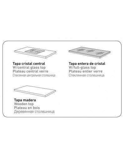 Mesa de centro moderna elevable 194-2035 Gris-Oro 