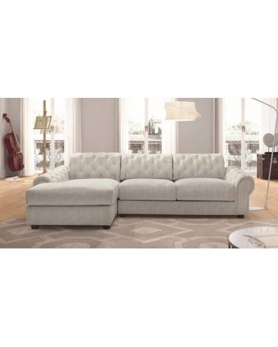 Sofá chester chaise longue clasico 956-04 