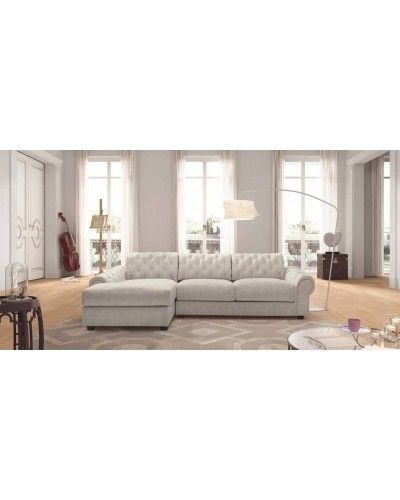 Sofá chester chaise longue clasico 956-04 