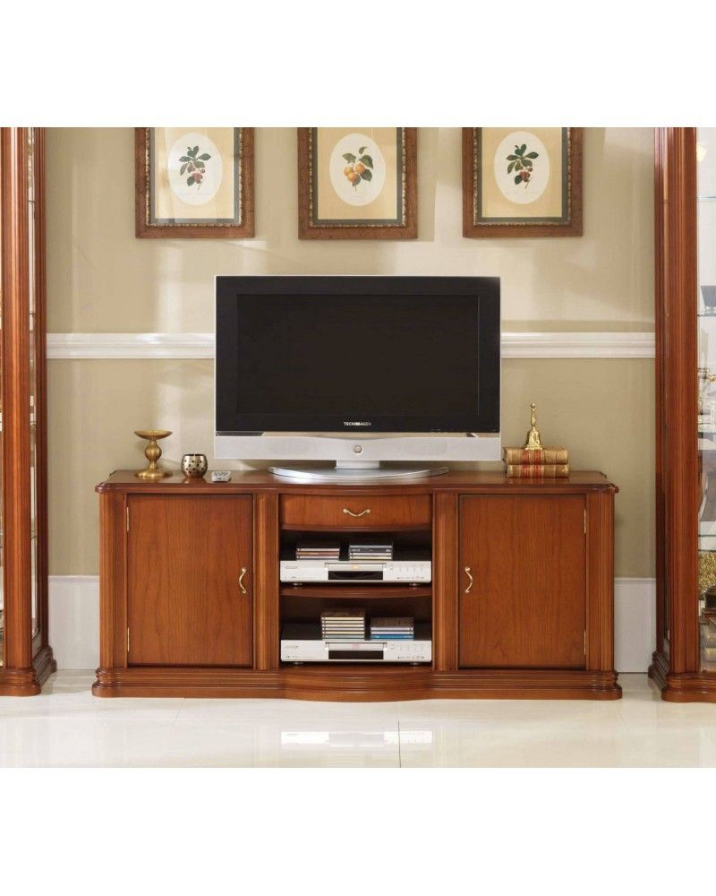 Mueble TV clásico cerezo 194-901