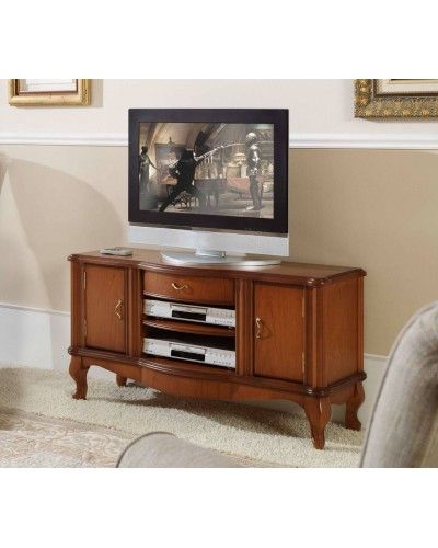 Mueble TV clásico cerezo 194-904