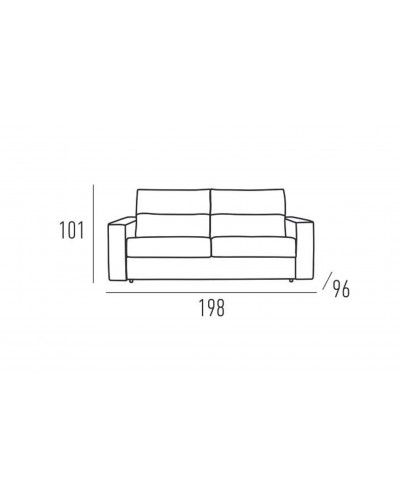 Sofá cama moderno diseño 648-03 