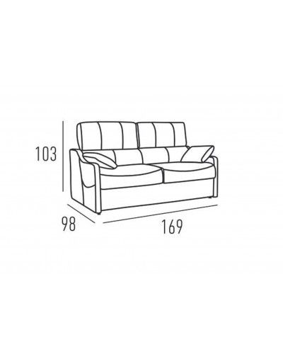 Sofá cama moderno diseño 648-04 