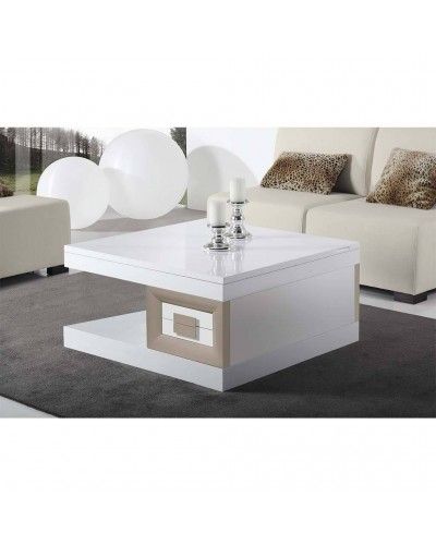 Mesa de centro moderna elevable lacada 194-2034