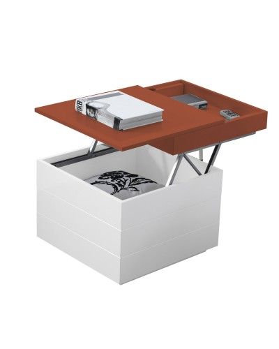 Mesa rincón centro cubo kubo blanco 194-190 
