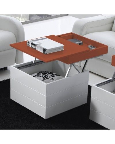 Mesa rincón centro cubo kubo blanco 194-190 