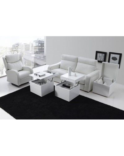 Mesa rincón centro cubo kubo blanco 194-190 