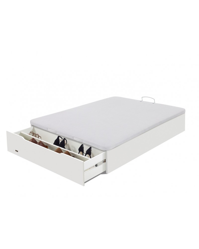Canapé Madera Abatible 25 con Zapatero Blanco 