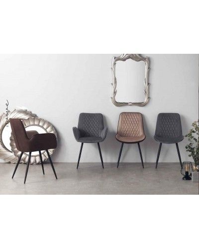 Sillón comedor vintage industrial 1350-8384 
