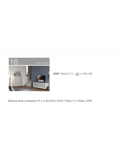 Mueble TV moderno diseño 194-2069 
