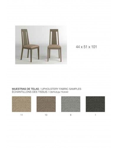Silla de comedor moderna tapizada 194-2022 