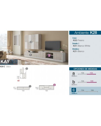 Mueble comedor moderno diseño 301-K28 