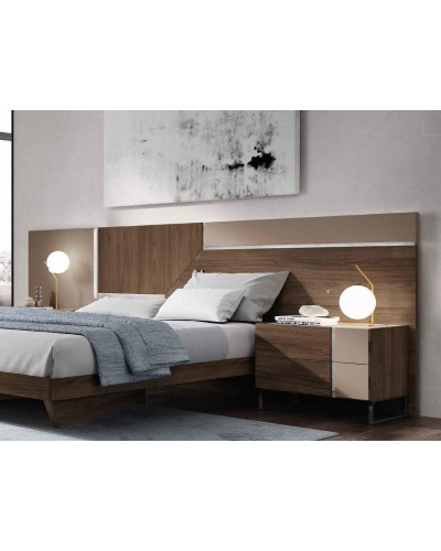 Dormitorio matrimonio moderno diseño actual 69-CO001 