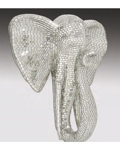 Figura decorativa ELEFANTE MOSAICO ESPEJO 1362-SP 1913 