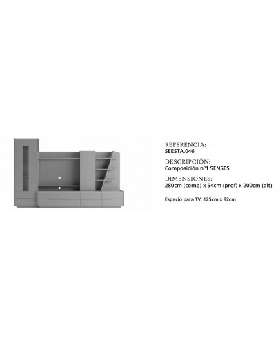 Mueble comedor moderno diseño 1430-SC01 
