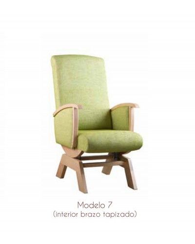 Balancin tapizado madera moderno 46-07 