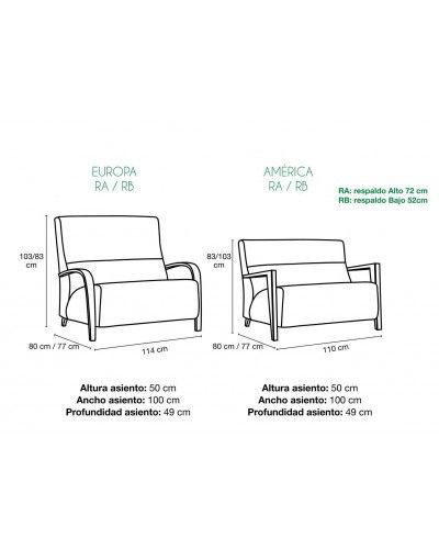 Sillon moderno tapizado 46-europa 