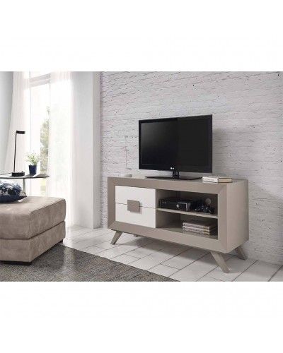 Mesa TV moderna lacado brillo 194-2013 Moka