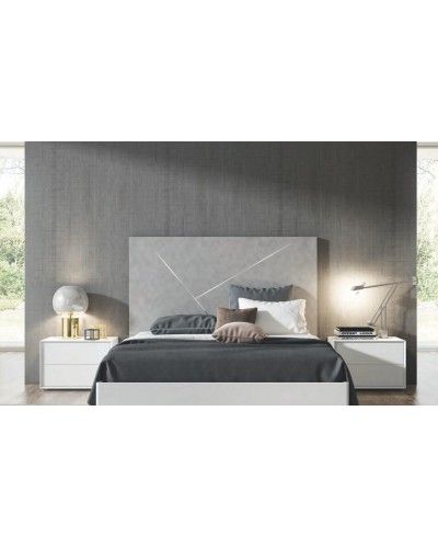 Dormitorio matrimonio moderno lacado o madera 565-NO17 