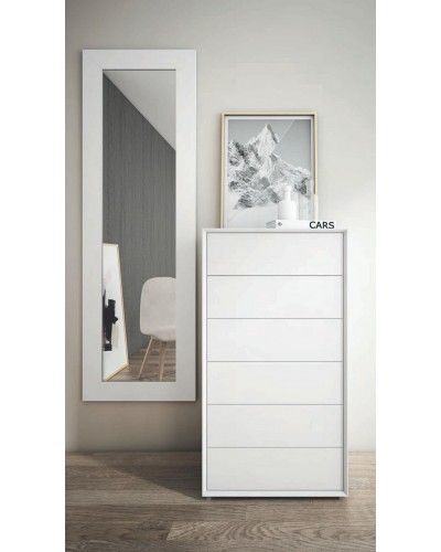 Dormitorio matrimonio moderno lacado o madera 565-NO17 