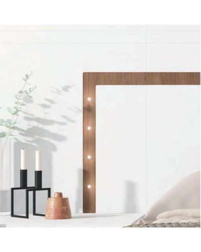 Dormitorio matrimonio moderno lacado o madera 565-NO21 