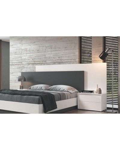 Dormitorio matrimonio moderno lacado o madera 565-NO41 