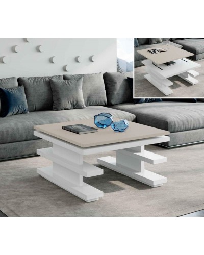 Mesa de centro moderna elevable S2066 - Disemobel