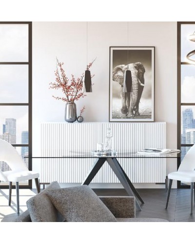Mesa de comedor moderna diseño lacado 397-MXC05