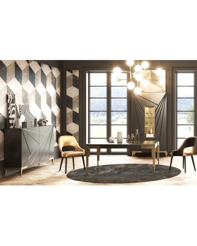 Mesa de comedor moderna diseño lacado 397-MXC06
