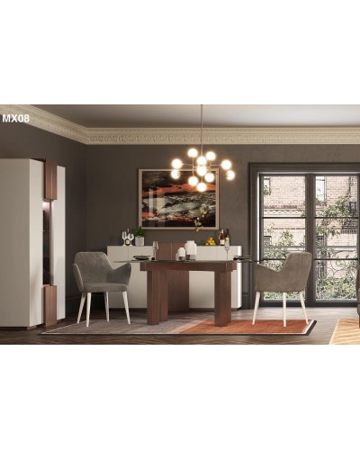Mesa de comedor moderna diseño lacado 397-MXC08