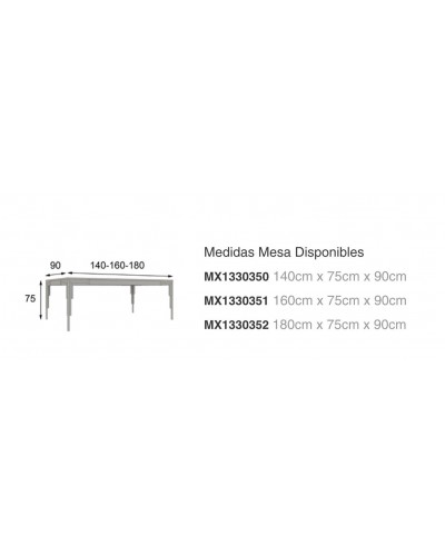 Mesa de comedor moderna diseño lacado 397-MXC13