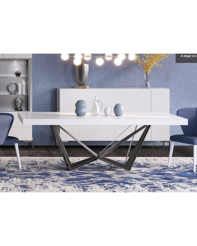 Mesa de comedor moderna diseño lacado 397-MXC01