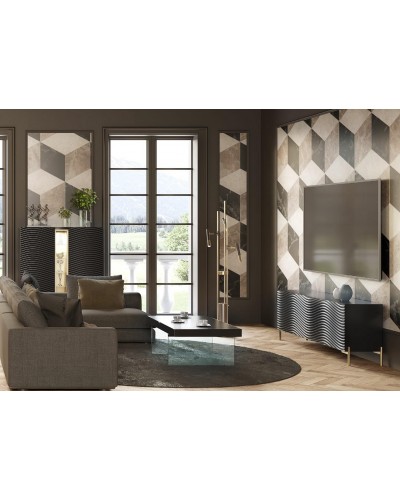 Mueble TV moderno diseño lacado alta calidad 397-MXTV02