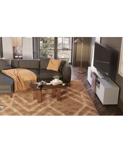 Mueble vitrina vajillero moderno diseño lacado alta calidad 397-MXV08