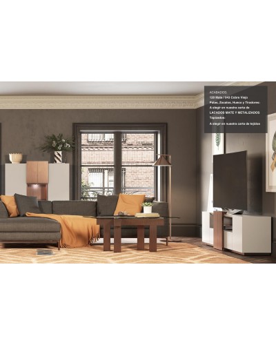 Mueble vitrina vajillero moderno diseño lacado alta calidad 397-MXV08