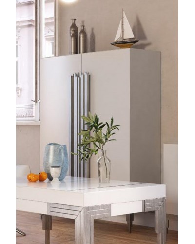 Mueble vitrina vajillero moderno diseño lacado alta calidad 397-MXV14