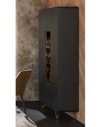Vitrina moderna diseño lacado alta calidad 397-MXVI04