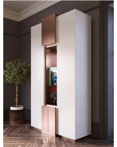 Vitrina moderna diseño lacado alta calidad 397-MXVI08