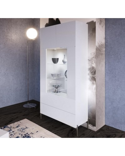 Vitrina moderna diseño lacado alta calidad 397-MXVI12