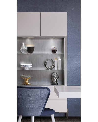 Vitrina moderna diseño lacado alta calidad 397-MXVI12