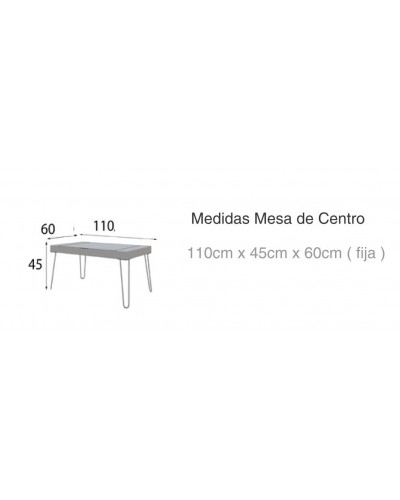 Mesa de centro moderna diseño lacado 397-MXCE04