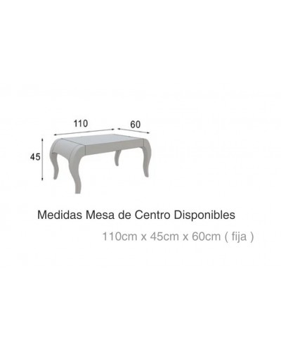 Mesa de centro moderna diseño lacado 397-MXCE10