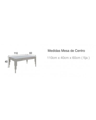 Mesa de centro moderna diseño lacado 397-MXCE13