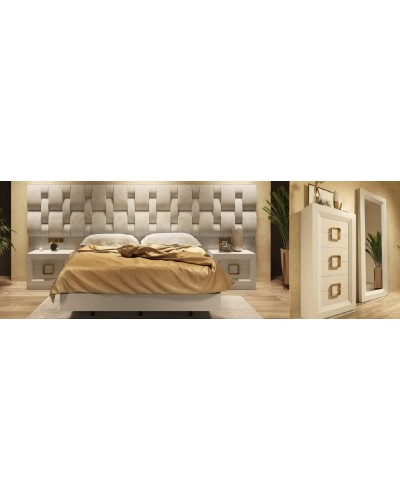 Dormitorio moderno diseño lacado 397-MXD63