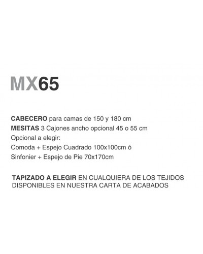 Dormitorio moderno diseño lacado 397-MXD65