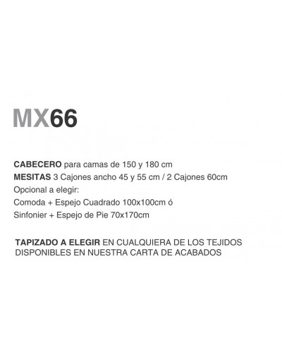 Dormitorio moderno diseño lacado 397-MXD66